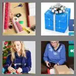 4 pics 1 word 8 letters giftwrap