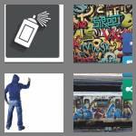 4 pics 1 word 8 letters graffiti