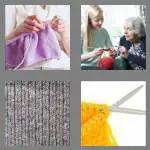 4 pics 1 word 8 letters knitting