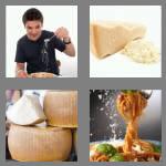 4 pics 1 word 8 letters parmesan