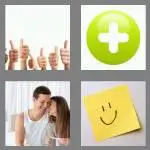 4 pics 1 word 8 letters positive