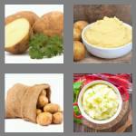 4 pics 1 word 8 letters potatoes