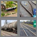 4 pics 1 word 8 letters railroad