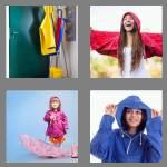 4 pics 1 word 8 letters raincoat