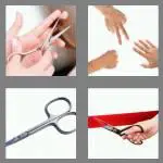 4 pics 1 word 8 letters scissors
