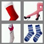 4 pics 1 word 8 letters stocking