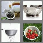 4 pics 1 word 8 letters strainer