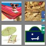 4 pics 1 word 8 letters sunbathe