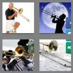4 pics 1 word 8 letters trombone