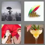 4 pics 1 word 8 letters umbrella
