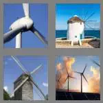 4 pics 1 word 8 letters windmill