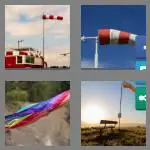 4 pics 1 word 8 letters windsock