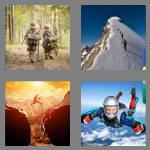 4 pics 1 word 9 letters adventure