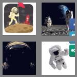 4 pics 1 word 9 letters astronaut