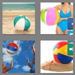 4 pics 1 word 9 letters beachball