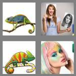 4 pics 1 word 9 letters chameleon