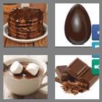 4 pics 1 word 9 letters chocolate