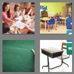 4 pics 1 word 9 letters classroom