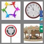 4 pics 1 word 9 letters clockwise