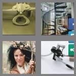 4 pics 1 word 9 letters corkscrew