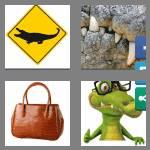 4 pics 1 word 9 letters crocodile