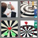 4 pics 1 word 9 letters dartboard