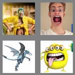 4 pics 1 word 9 letters grotesque