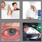 4 pics 1 word 9 letters irritated