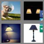 4 pics 1 word 9 letters lampshade