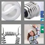 4 pics 1 word 9 letters lightbulb
