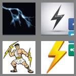 4 pics 1 word 9 letters lightning