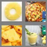 4 pics 1 word 9 letters pineapple