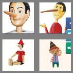 4 pics 1 word 9 letters pinocchio