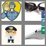 4 pics 1 word 9 letters policeman