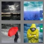 4 pics 1 word 9 letters rainstorm