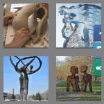 4 pics 1 word 9 letters sculpture