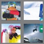 4 pics 1 word 9 letters snowboard