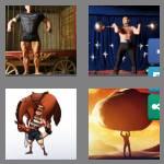 4 pics 1 word 9 letters strongman