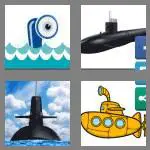 4 pics 1 word 9 letters submarine