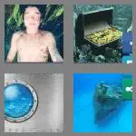 4 pics 1 word 9 letters submerged