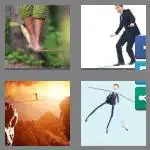 4 pics 1 word 9 letters tightrope