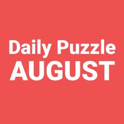 daily puzzle August