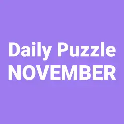 daily puzzle November 2022